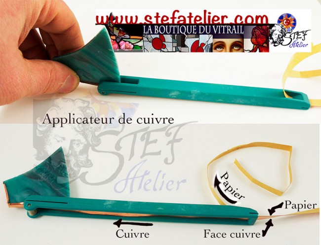 Applicateur de cuivre tiffany