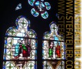 Restauration des vitraux d'une chapelle Neufchateau Vosges France