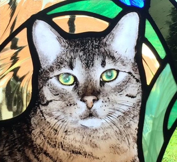 Vitraux Sur Le Theme Des Chats Stef Atelier Vitraux D Art