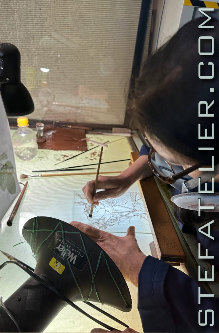 peinture sur verre en stage